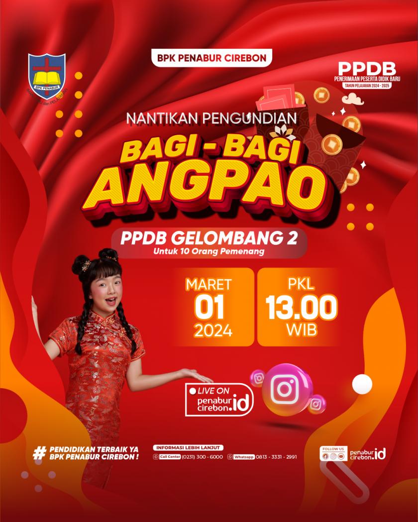 PENGUNDIAN BAGI-BAGI ANGPAO BPK PENABUR CIREBON